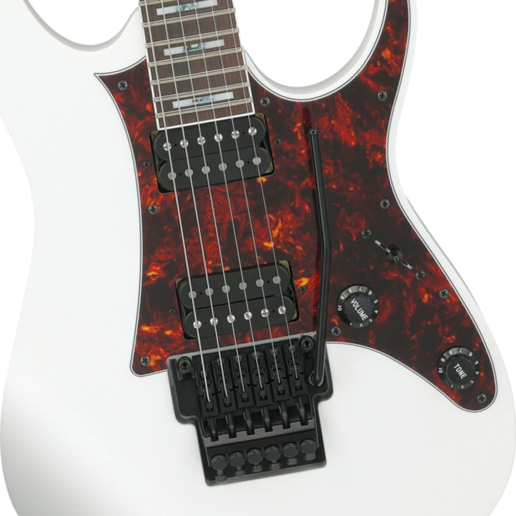 Ibanez Prestige RG653DX Electric Guitar - White Flat - Image 7