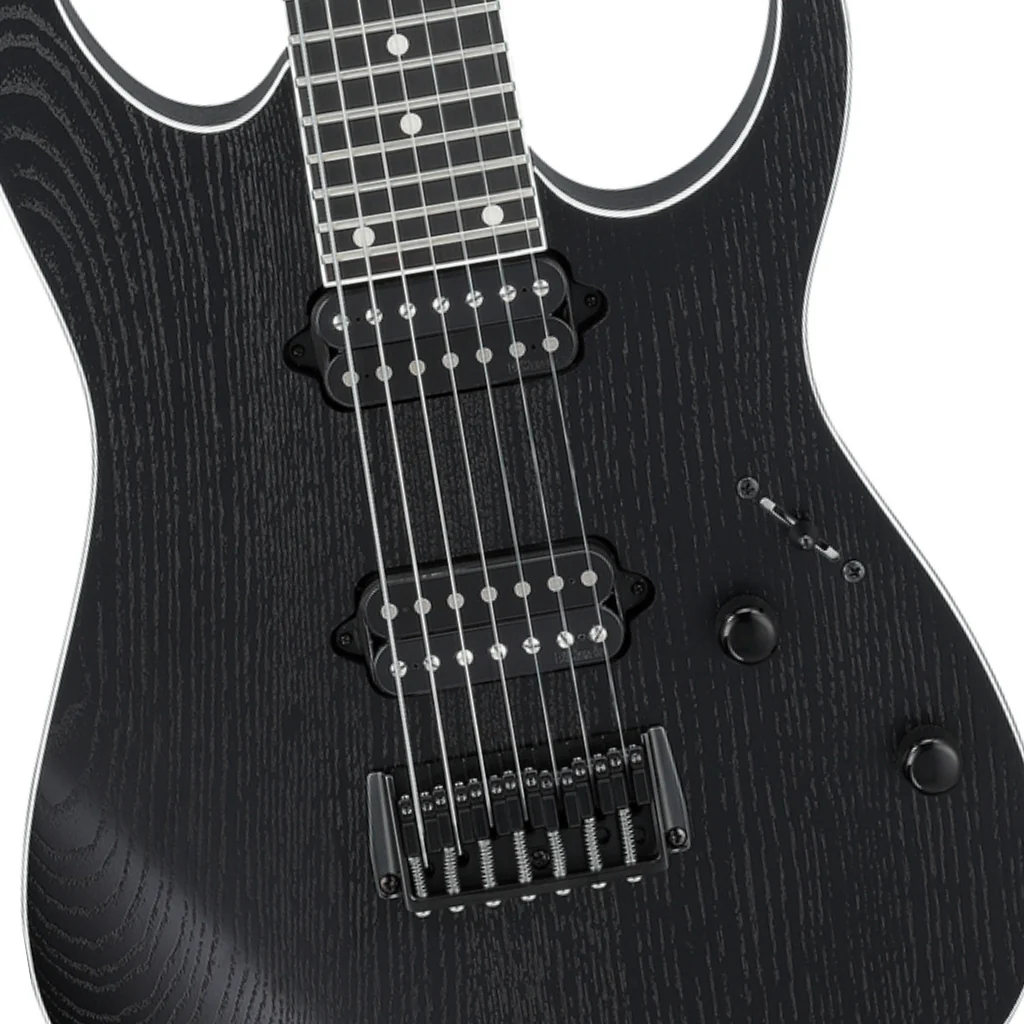 Ibanez Prestige RGR762AHBF 7-String Electric Guitar - Weathered Black - Image 7