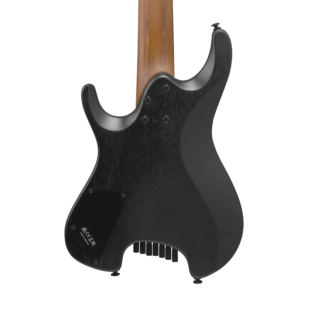Ibanez QX527B 7-String Headless Electric Guitar - Weathered Black - Image 2
