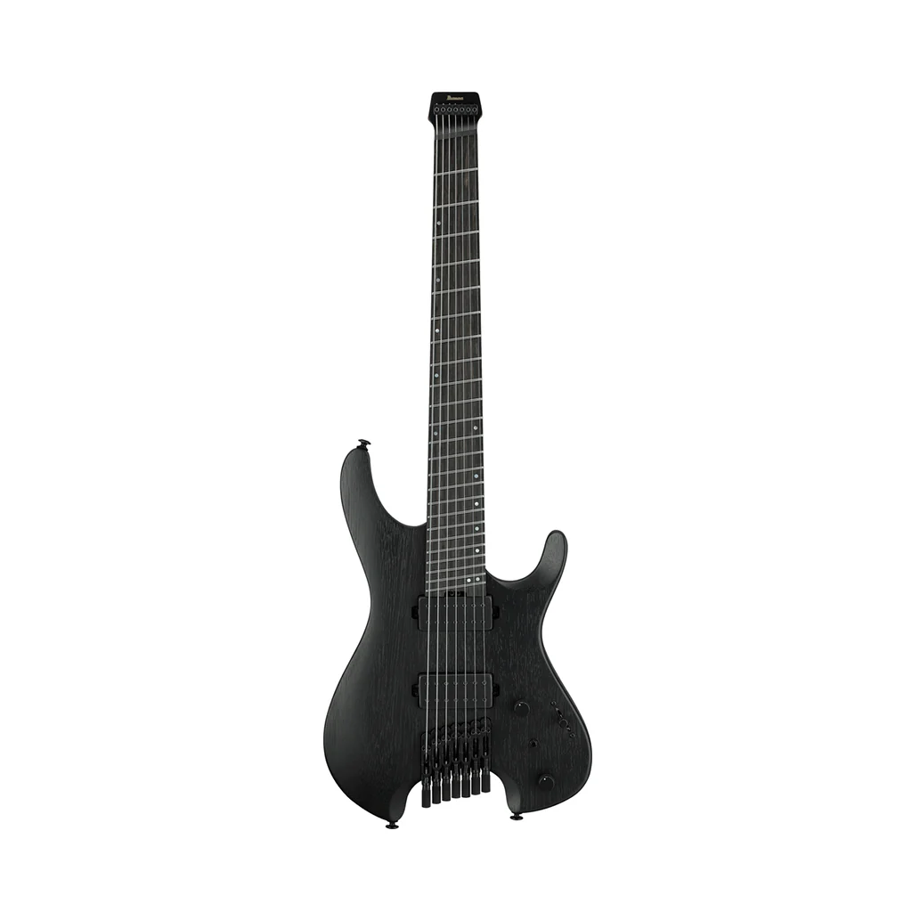 Ibanez QX527B 7-String Headless Electric Guitar - Weathered Black - Image 3