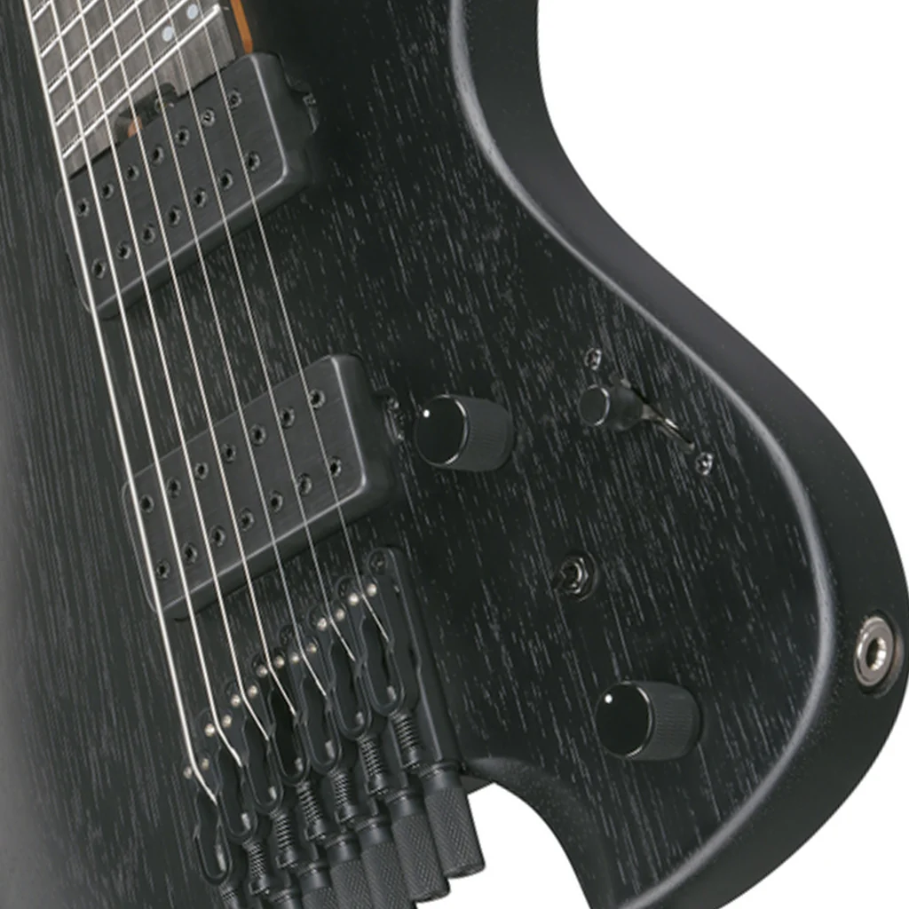 Ibanez QX527B 7-String Headless Electric Guitar - Weathered Black - Image 7