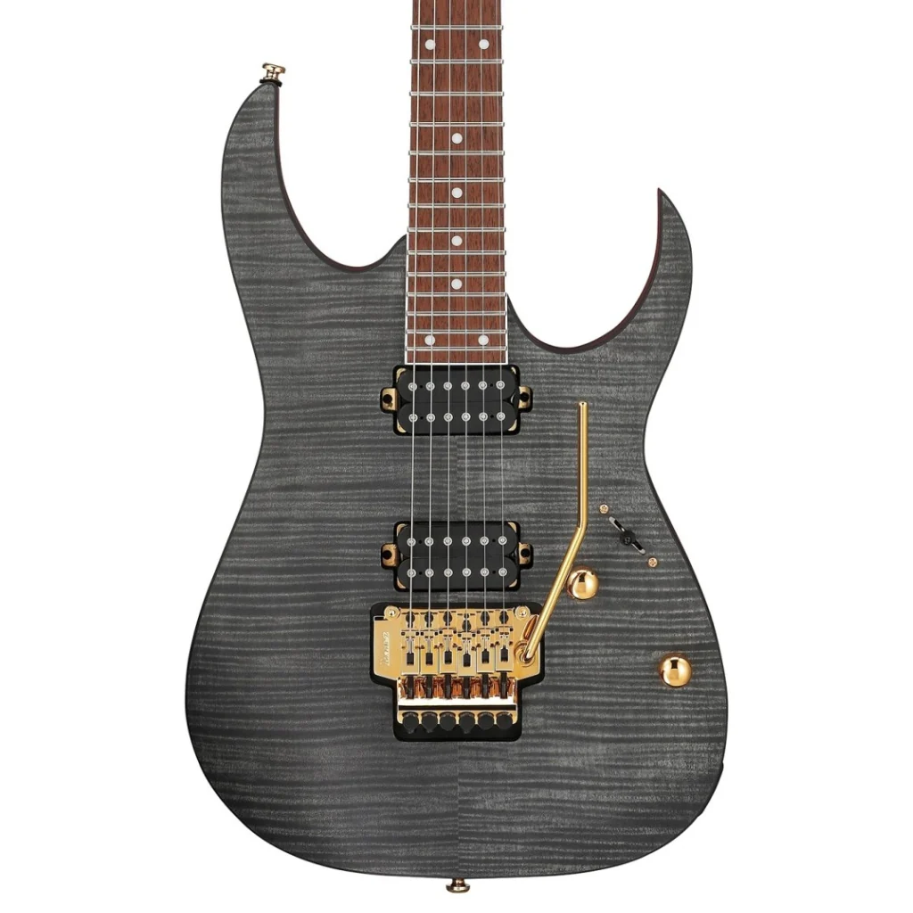 Ibanez RG RGR420FMSP Electric Guitar - Transparent Gray Flat
