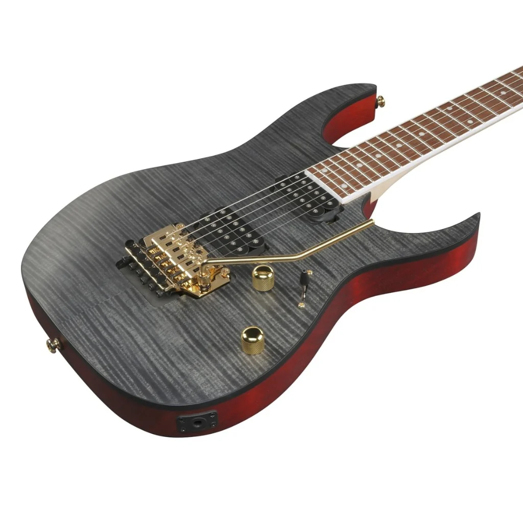 Ibanez RG RGR420FMSP Electric Guitar - Transparent Gray Flat - Image 6