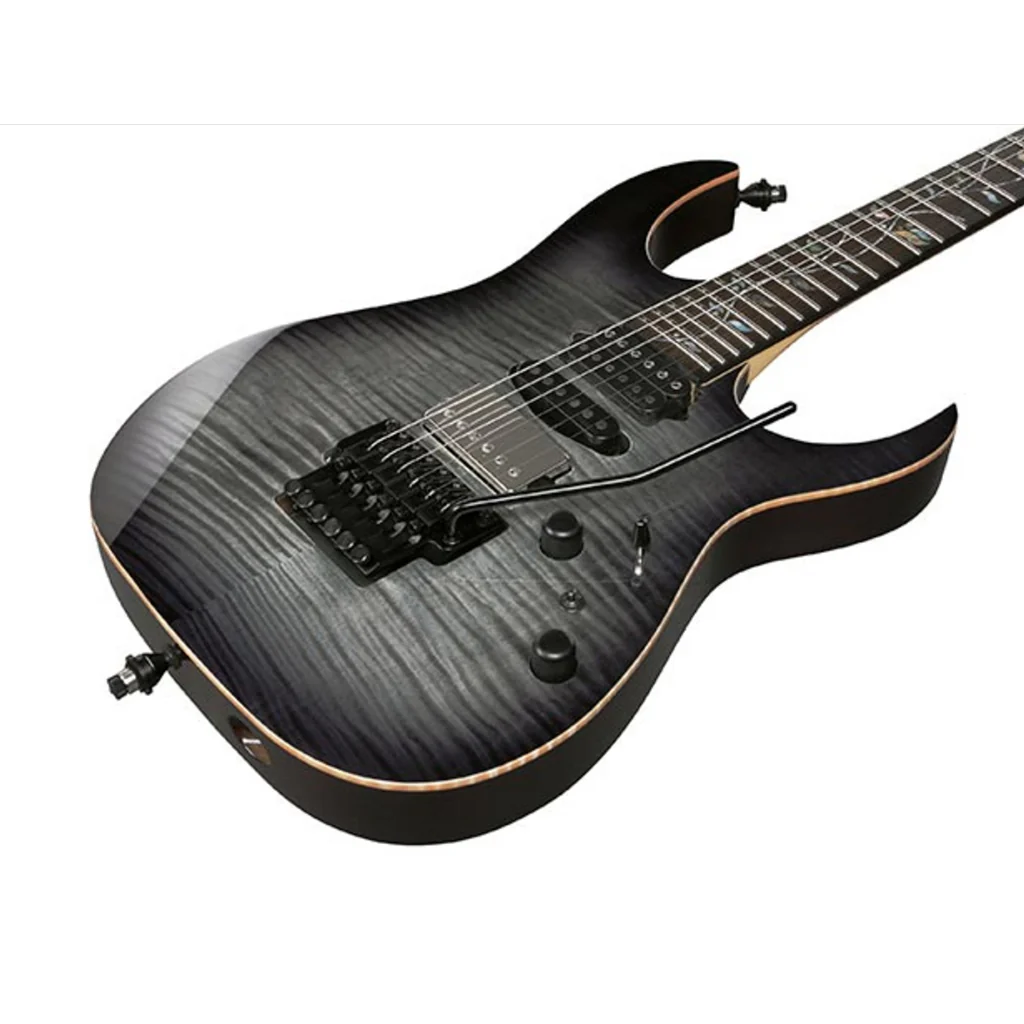 Ibanez - RG8870 j.custom Electric Guitar with Case - Black Rutile - Image 5