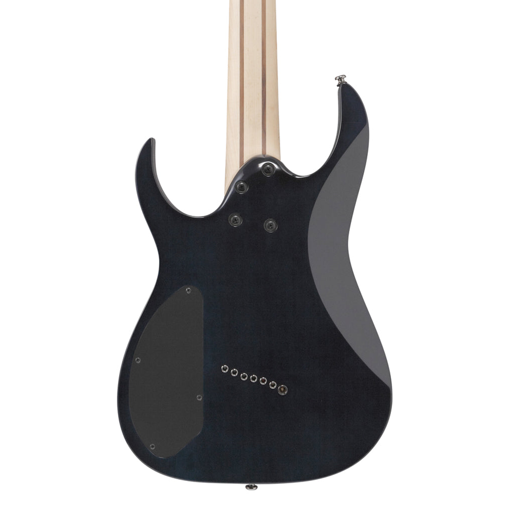 Ibanez RGMS7PB 7-String Electric Guitar with Poplar Burl Top and Jatoba Fretboard - Cosmic Blue Star Burst - Image 2