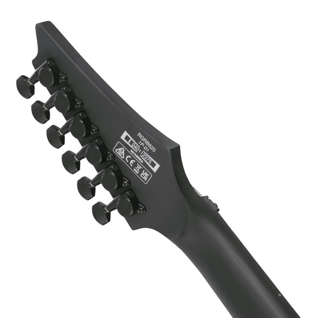 Ibanez RGRB620 Nyatoh Body with Ebony Fretboard - Black Flat - Image 6