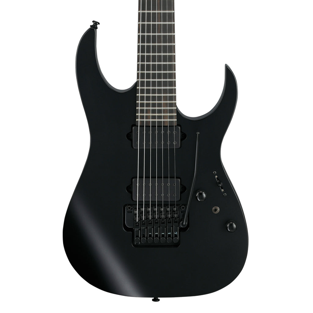 Ibanez RGRB720 7-String Electric Guitar with Ebony Fretboard - Black Flat