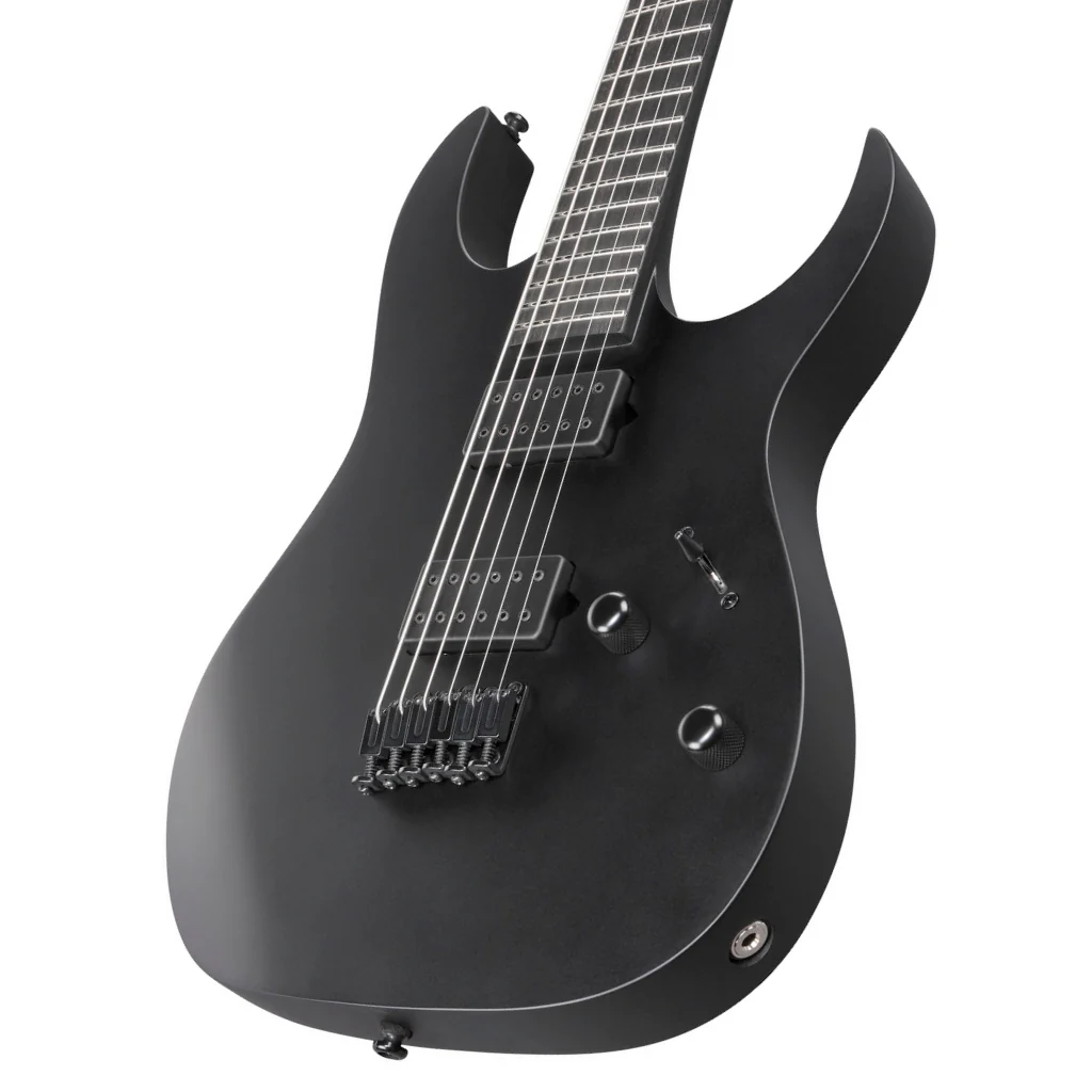 Ibanez RGRTBB21 Electric Baritone Guitar - Black Flat - Image 7