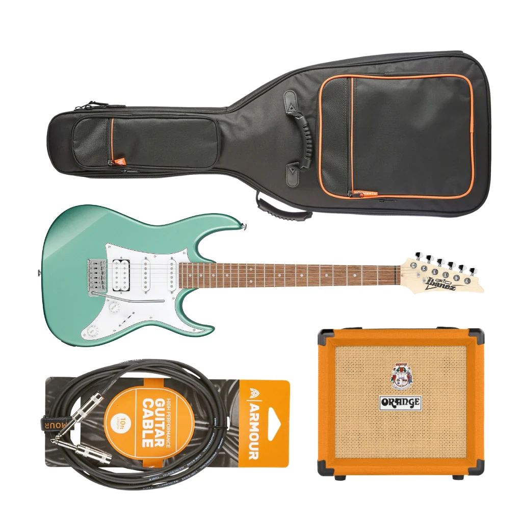 Ibanez RX40MGN Guitar Pack w/ Crush & Accessories - Metallic Light Green - Image 6