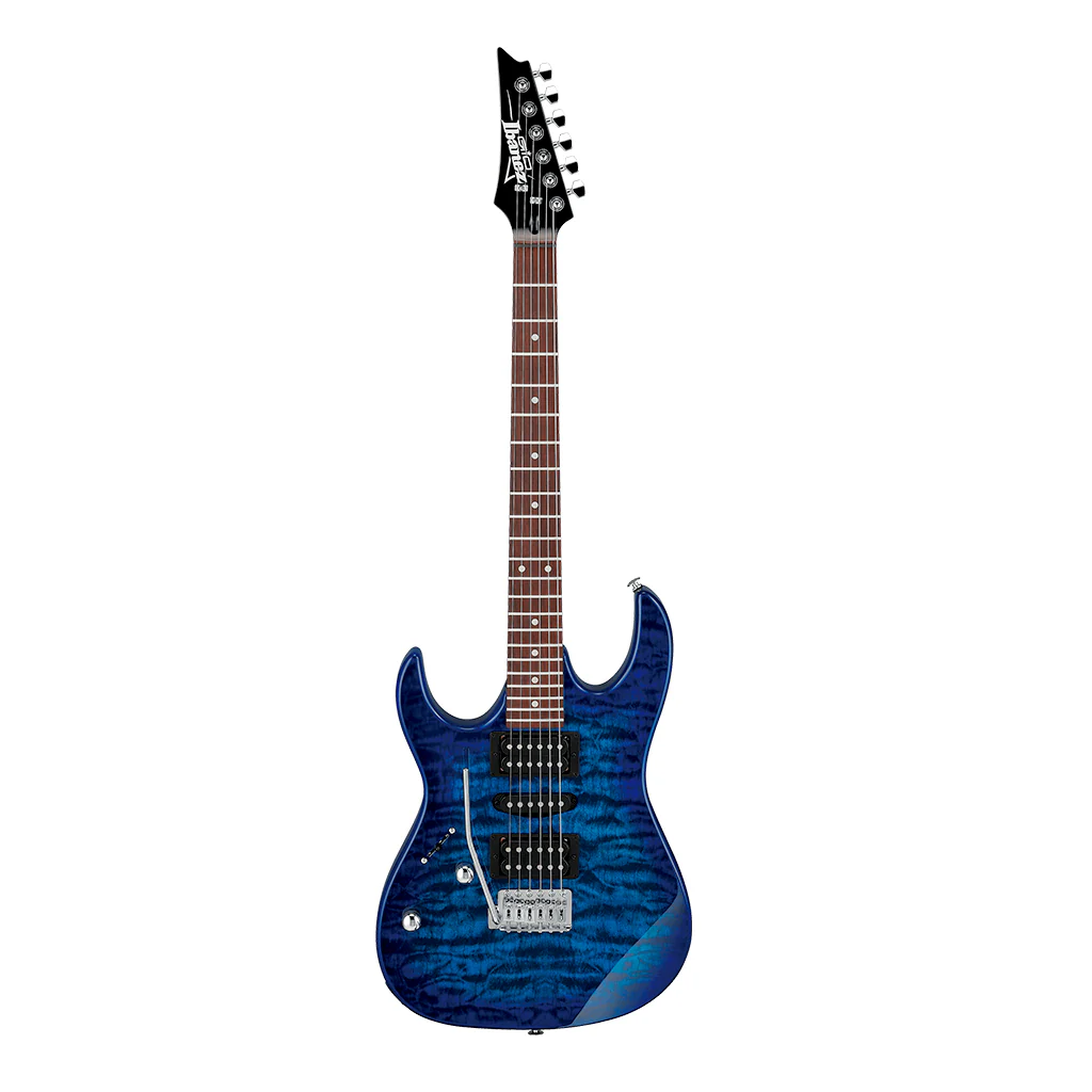 Ibanez RX70QAL Left Handed - Transparent Blue Burst - Image 2