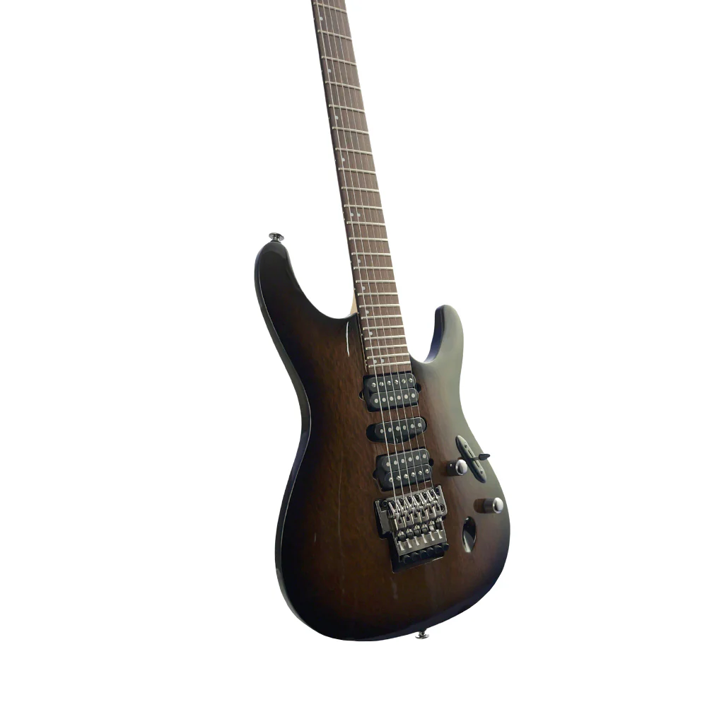 Ibanez S6570SKS Prestige Limited Edition Electric Guitar w/Case - Transparent Black Sunburst - Image 7