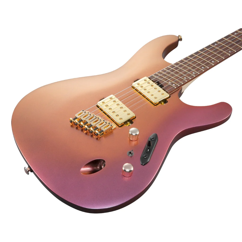 Ibanez SML721 Electric Guitar - Rose Gold Chameleon - Image 7