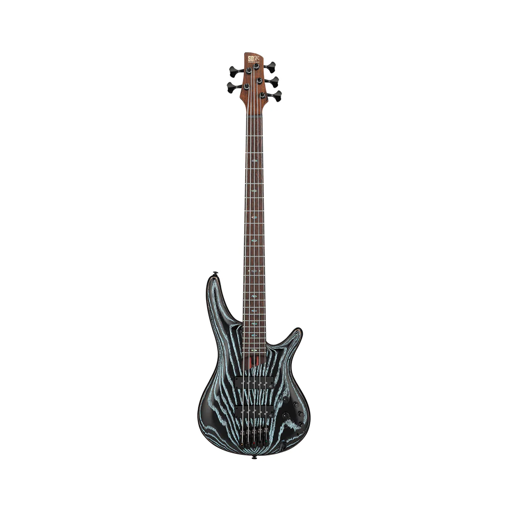 Ibanez SR1325SB Premium 5-String Bass Nordstrand Pickups - Aqua Wave Low Gloss - Image 3