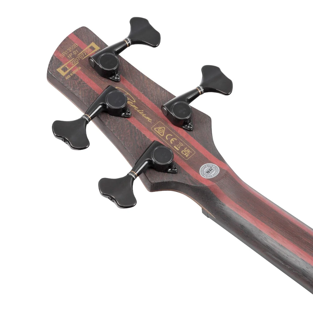 Ibanez SR1350B Premium Bass With Bag - Dual Mocha Burst Flat - Image 5