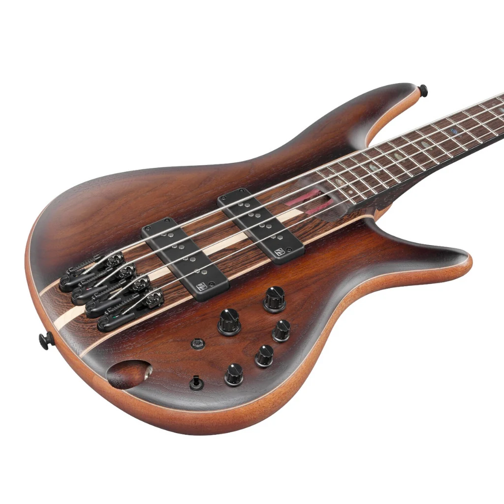 Ibanez SR1350B Premium Bass With Bag - Dual Mocha Burst Flat - Image 7