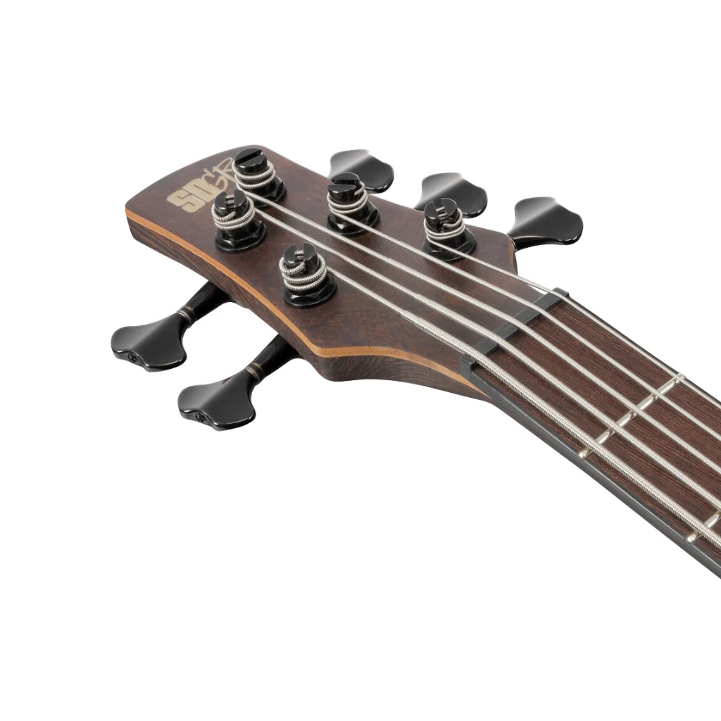 Ibanez SR1355B 5 String Premium Bass With Bag - Dual Mocha Burst Flat - Image 4