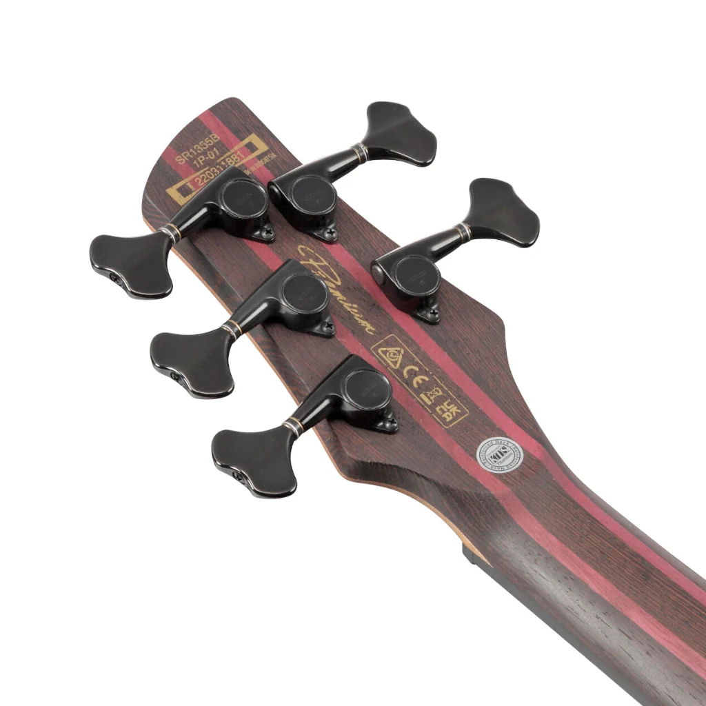 Ibanez SR1355B 5 String Premium Bass With Bag - Dual Mocha Burst Flat - Image 5
