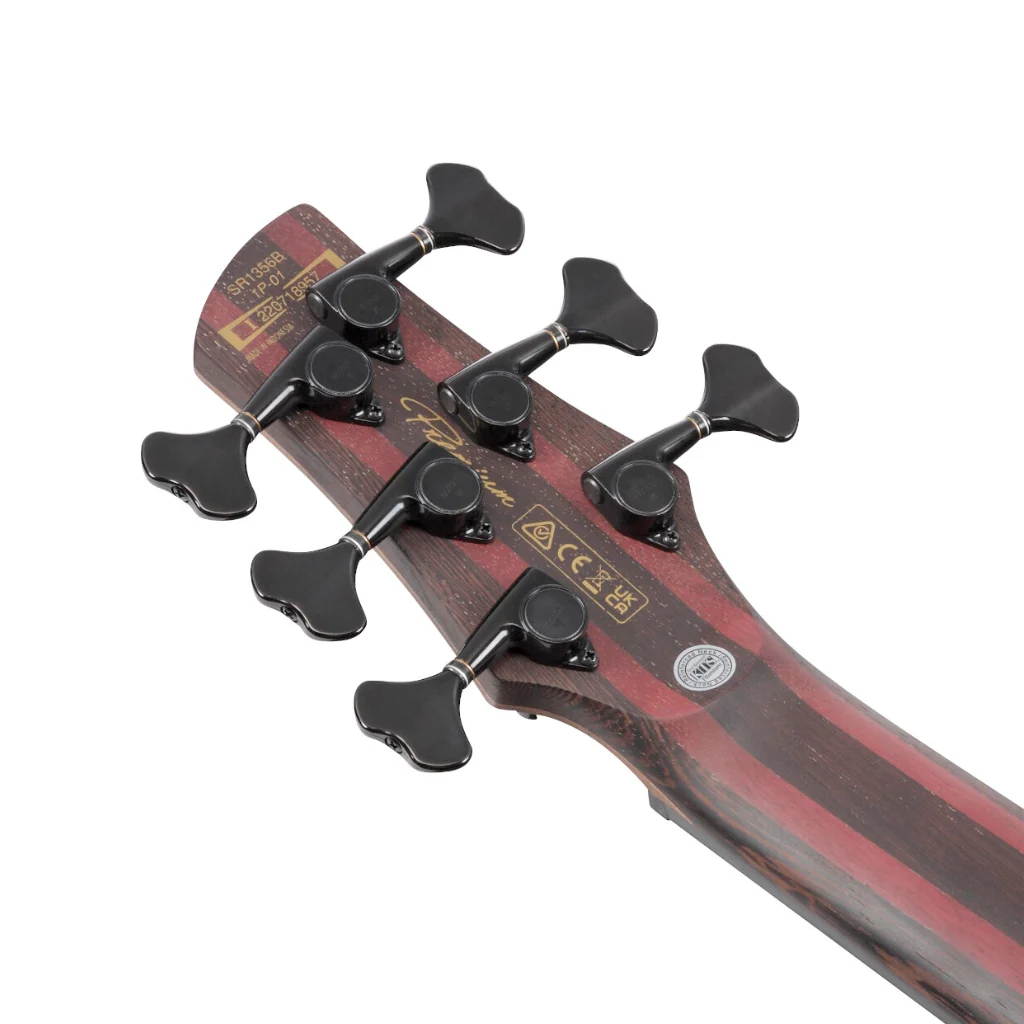 Ibanez SR1356B 6 String Premium Bass With Bag - Dual Mocha Burst Flat - Image 5