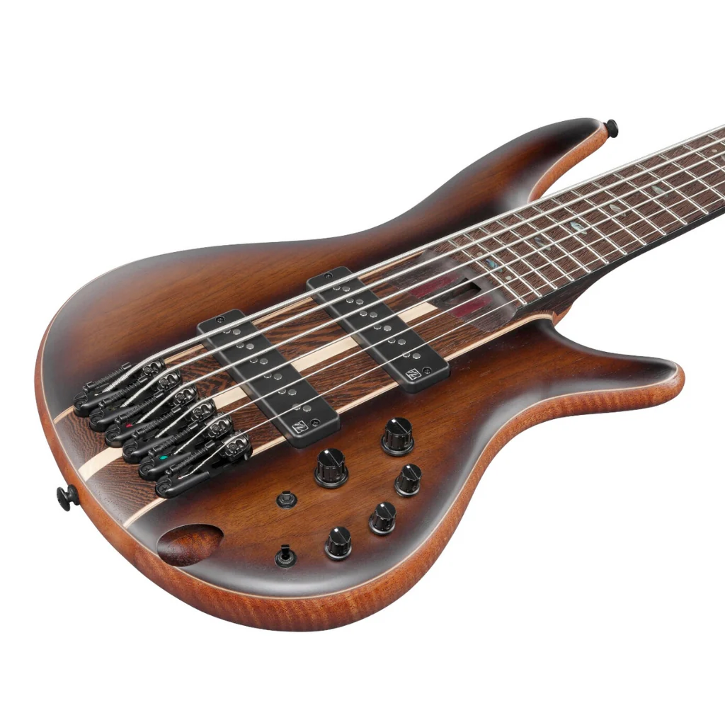 Ibanez SR1356B 6 String Premium Bass With Bag - Dual Mocha Burst Flat - Image 7