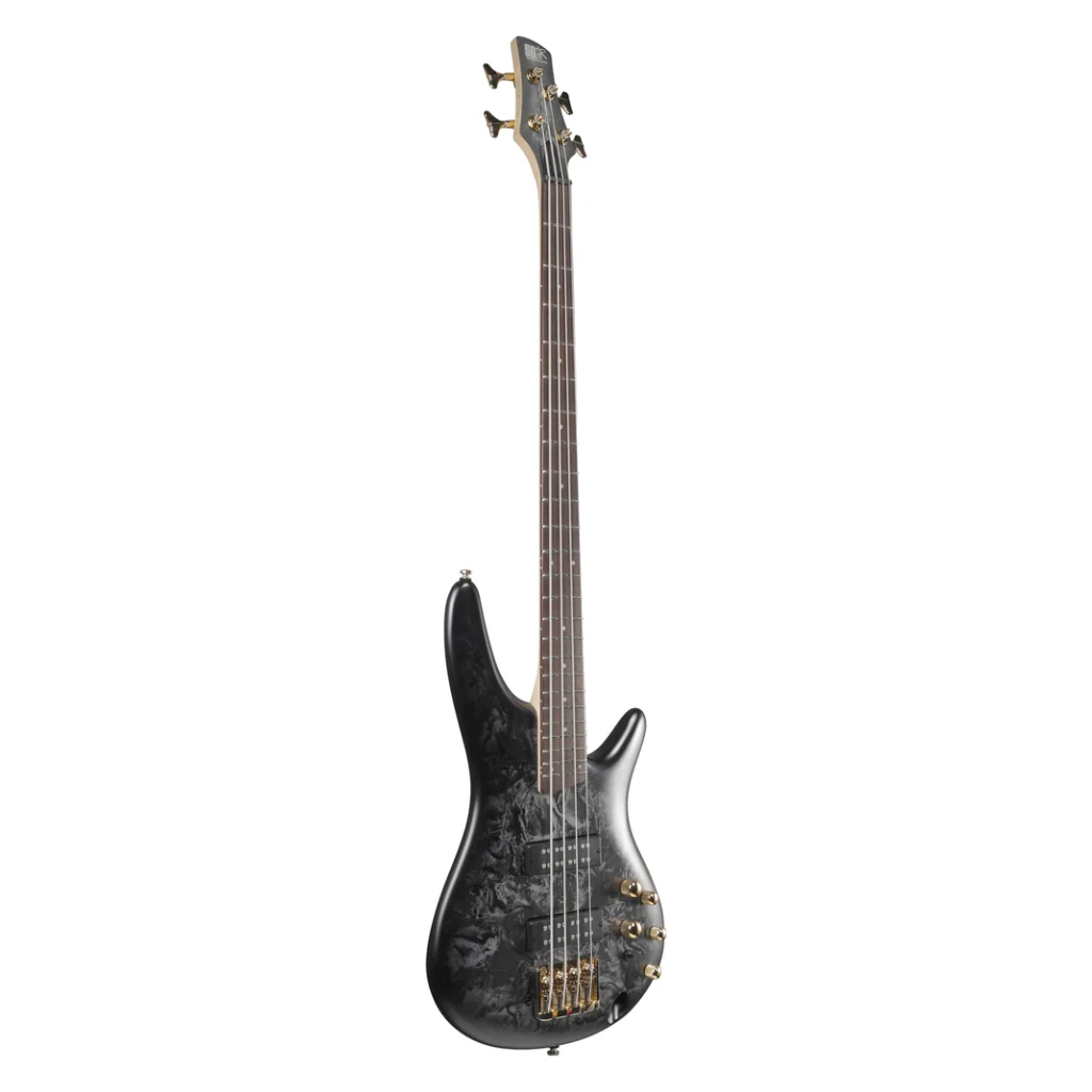 Ibanez SR300EDXBZM 4 String Electric Bass Guitar Black Ice Frozen Matte - Image 8