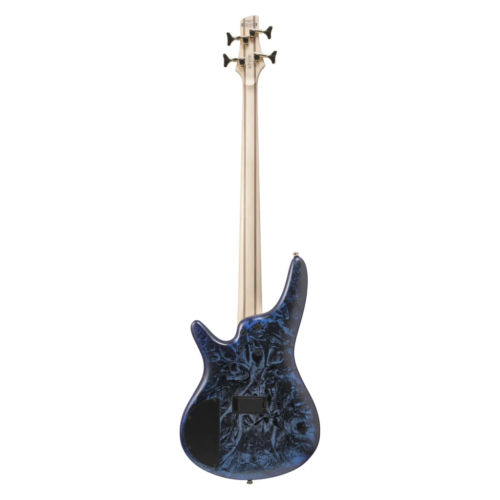 Ibanez SR300EDXCZM 4 String Electric Bass Guitar Cosmic Blue Frozen Matte - Image 4