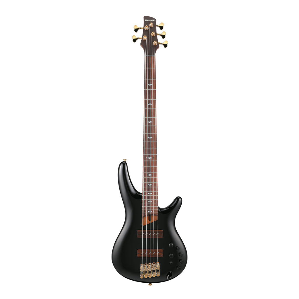 Ibanez SR3505 Prestige 5-String Bass Alder Body and Case - Black - Image 3