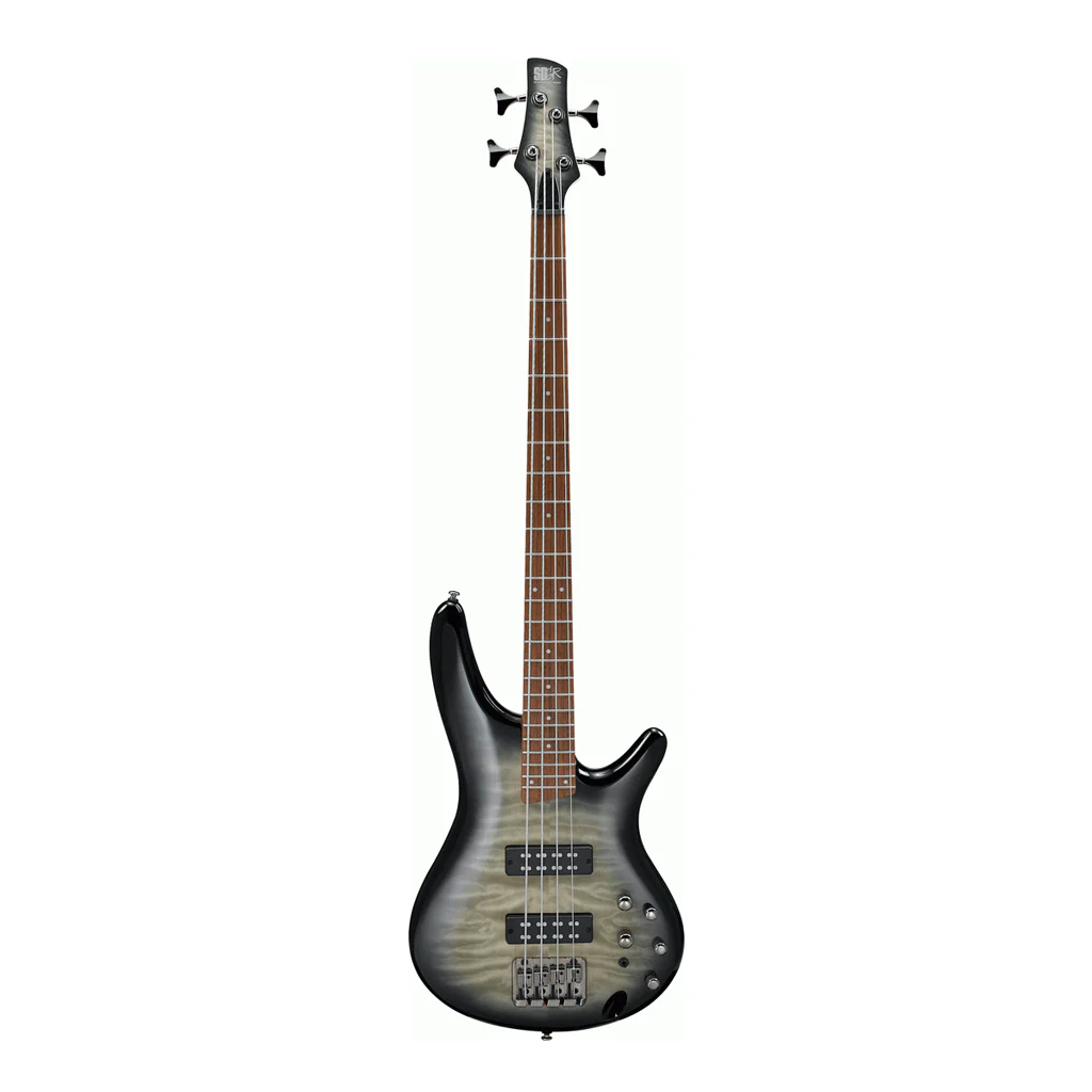 Ibanez - SR400EQM SKG Electric Bass - Surreal Black Burst Gloss - Image 2