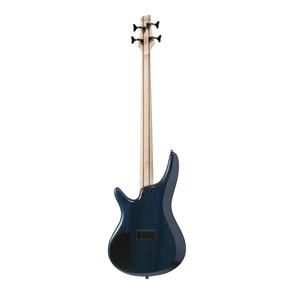 Ibanez SR400EQM Stained Cosmic Blue Starburst Electric Bass - Image 4