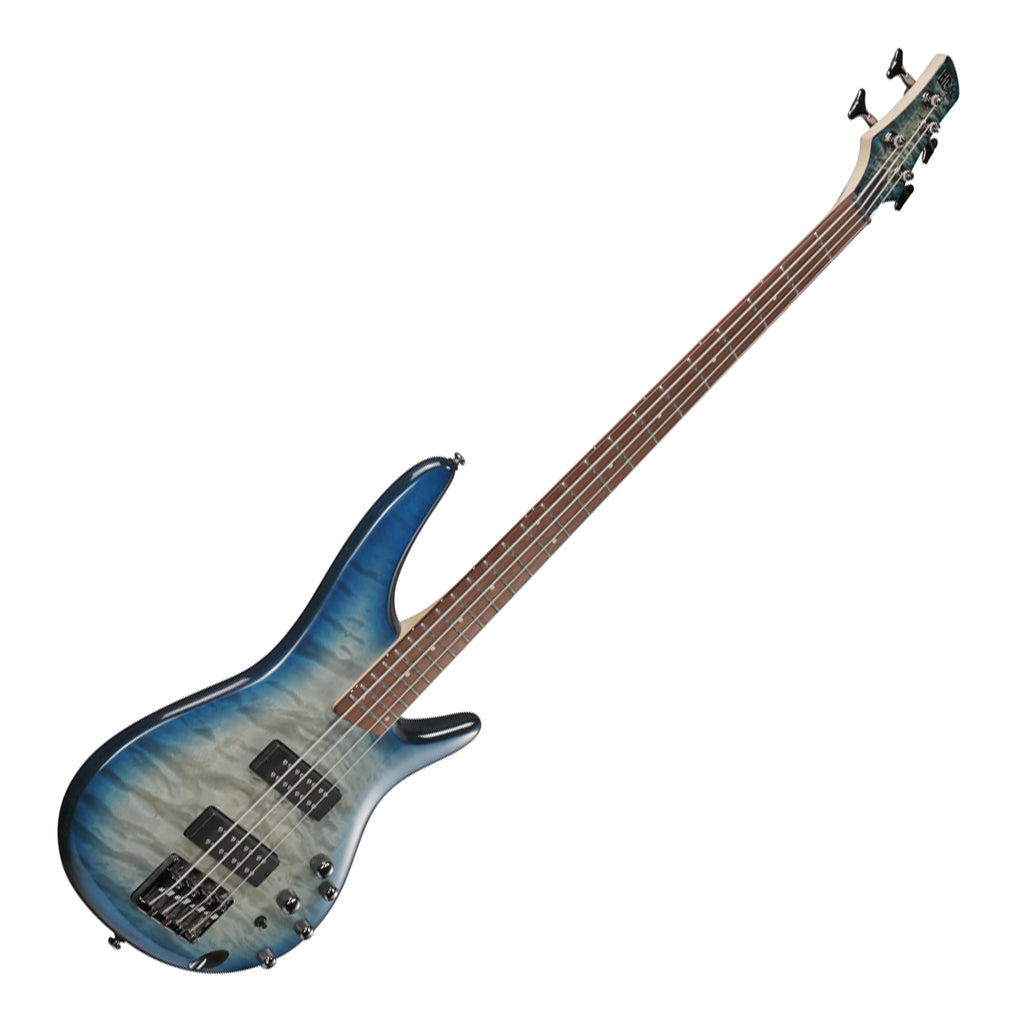 Ibanez SR400EQM Stained Cosmic Blue Starburst Electric Bass - Image 8