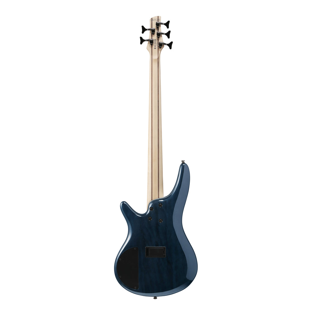 Ibanez SR405EQM Stained Cosmic Blue Starburst 5 String Electric Bass - Image 4