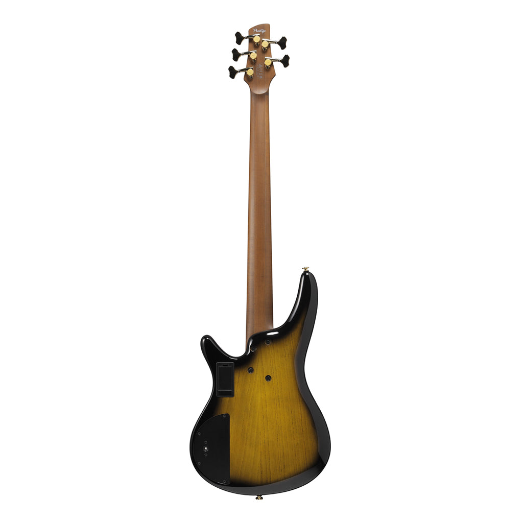 Ibanez SR4505 5-String Bass Ash Body with Roasted Maple Fretboard and Case - Desert Sunset Burst - Image 4