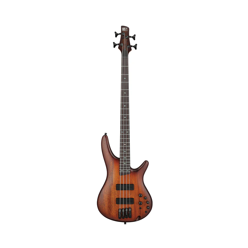 Ibanez SR500A Electric Bass Bartolini Pickups - Mahogany Brown Burst Low Gloss - Image 3
