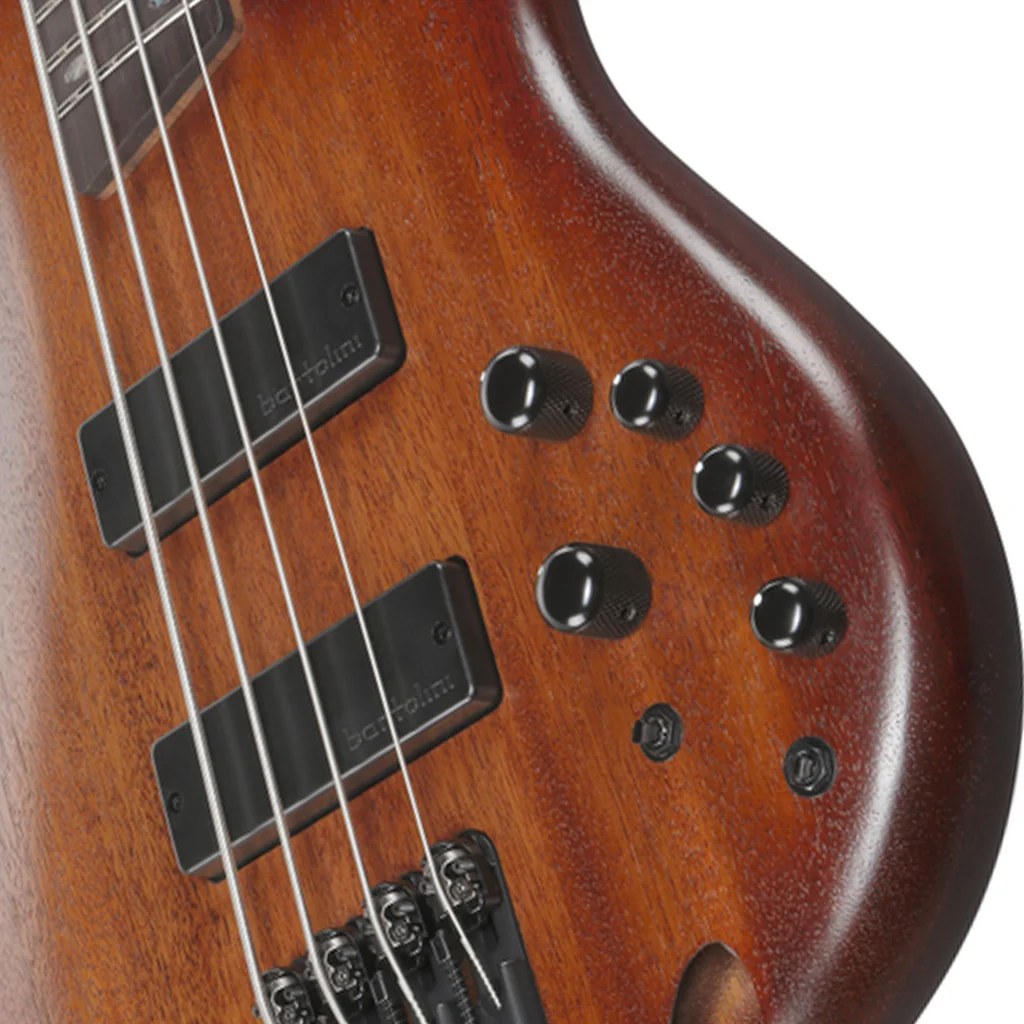 Ibanez SR500A Electric Bass Bartolini Pickups - Mahogany Brown Burst Low Gloss - Image 7