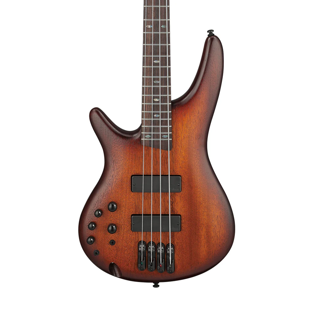 Ibanez SR500AL Left Handed Electric Bass Bartolini Pickups - Mahogany Brown Burst Low Gloss