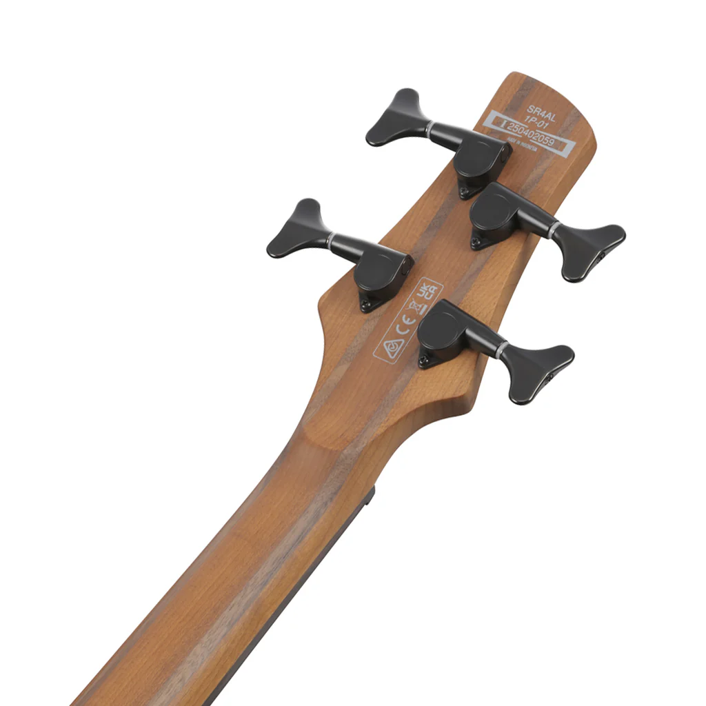 Ibanez SR500AL Left Handed Electric Bass Bartolini Pickups - Mahogany Brown Burst Low Gloss - Image 6