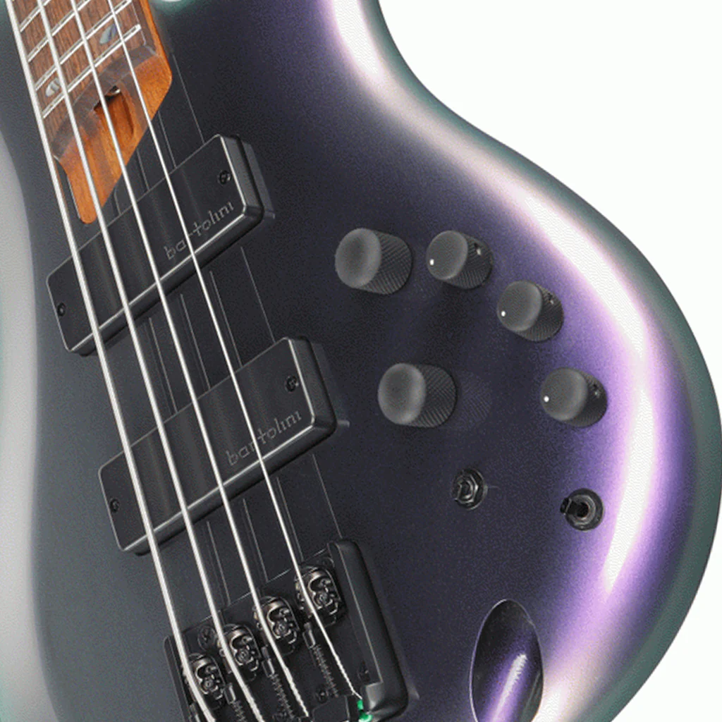 Ibanez SR500E Black Aurora Burst Electric Bass - Image 5