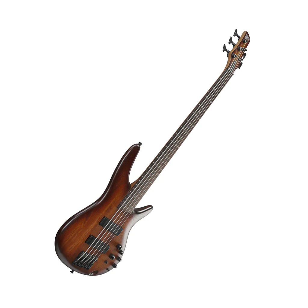 Ibanez SR505A 5-String Electric Bass Bartolini Pickups - Mahogany Brown Burst Low Gloss - Image 8