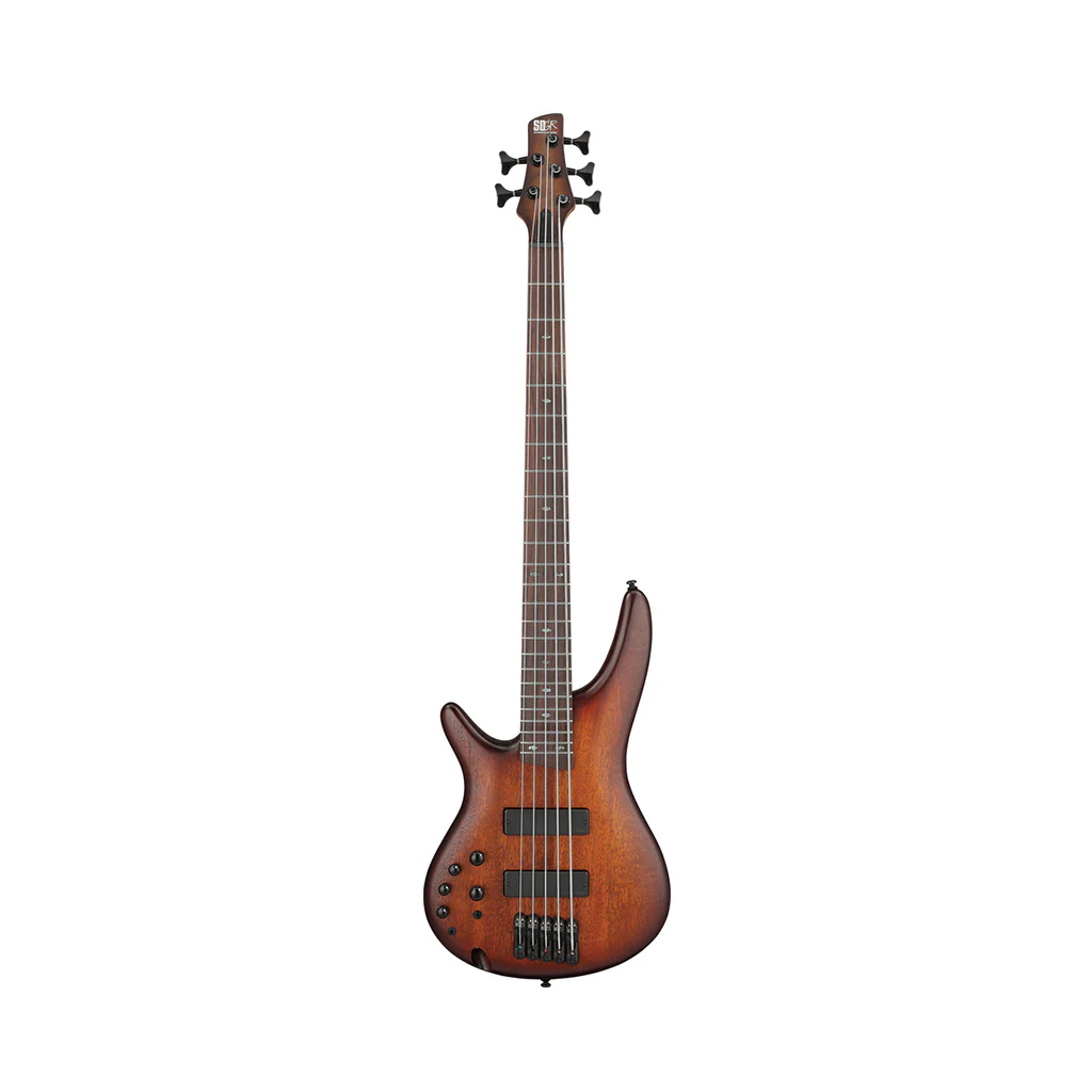 Ibanez SR505AL 5-String Left Handed Electric Bass Bartolini Pickups - Mahogany Brown Burst Low Gloss - Image 3