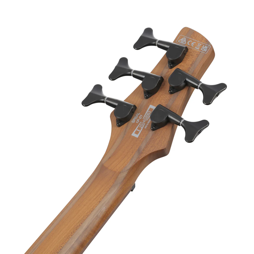 Ibanez SR505AL 5-String Left Handed Electric Bass Bartolini Pickups - Mahogany Brown Burst Low Gloss - Image 6