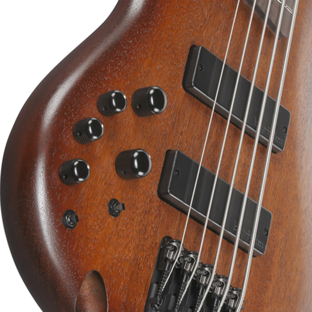 Ibanez SR505AL 5-String Left Handed Electric Bass Bartolini Pickups - Mahogany Brown Burst Low Gloss - Image 7