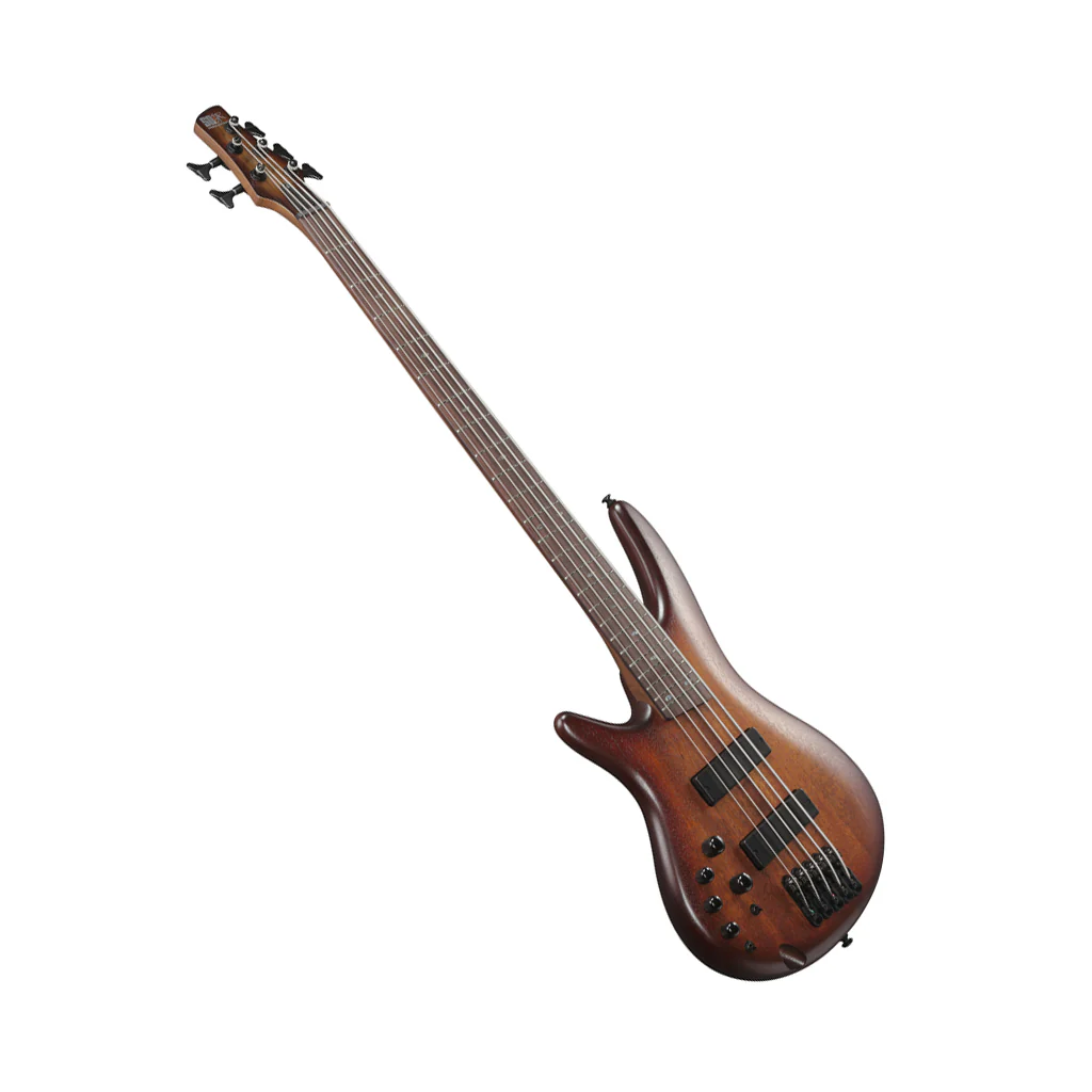 Ibanez SR505AL 5-String Left Handed Electric Bass Bartolini Pickups - Mahogany Brown Burst Low Gloss - Image 8