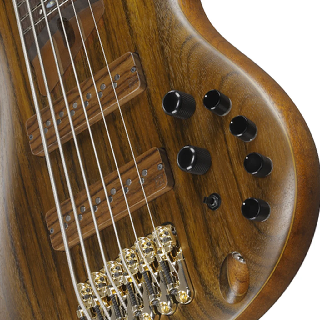 Ibanez SR5506 Prestige 6-String Bass Rosewood Fretboard and Case - Mocha Flat - Image 7