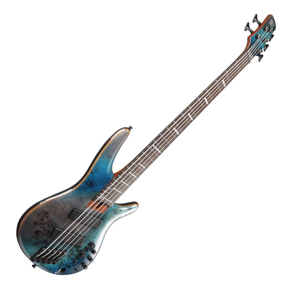 Ibanez SRMS805 Tropical Seafloor 5 String Electric Bass - Image 6