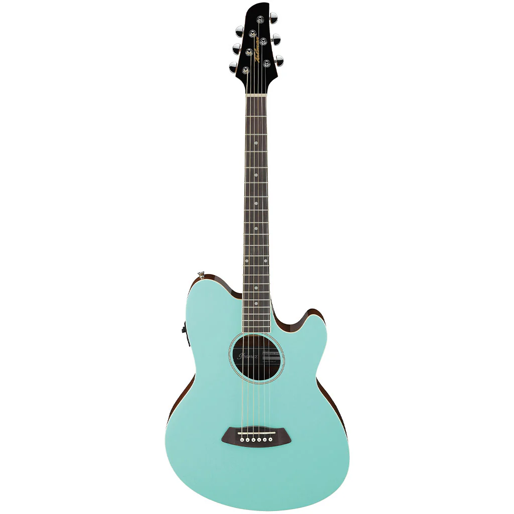 Ibanez - TCY10E Acoustic Guitar - Sea Foam Green High Gloss - Image 2