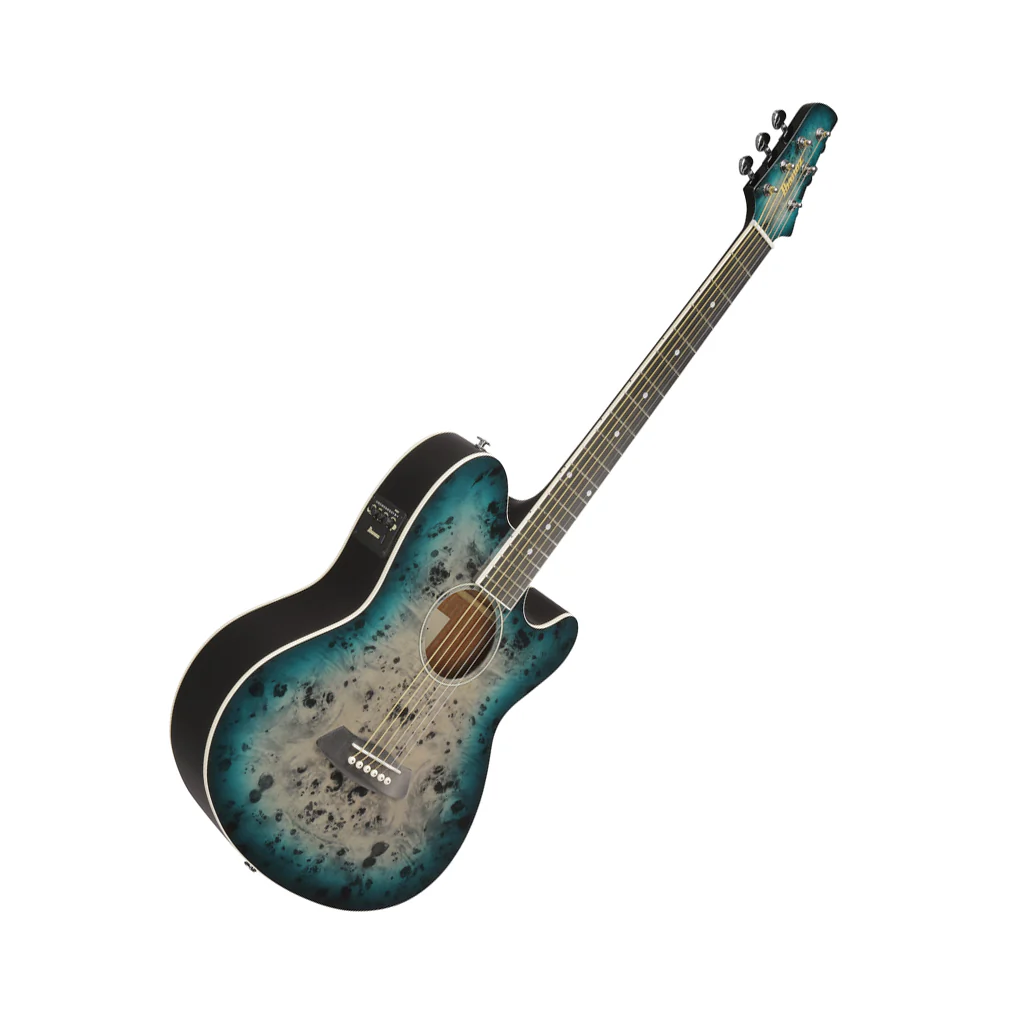 Ibanez TCY10PA Acoustic Guitar w/Pickup - Cosmic Blue Starburst High Gloss - Image 9
