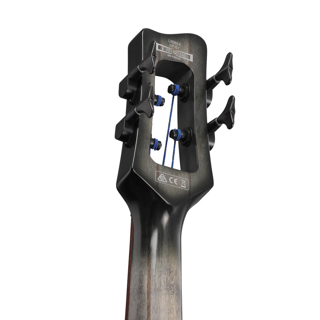 Ibanez UB804 Upright Electric Bass - Black Ice Burst Low Gloss - Image 6