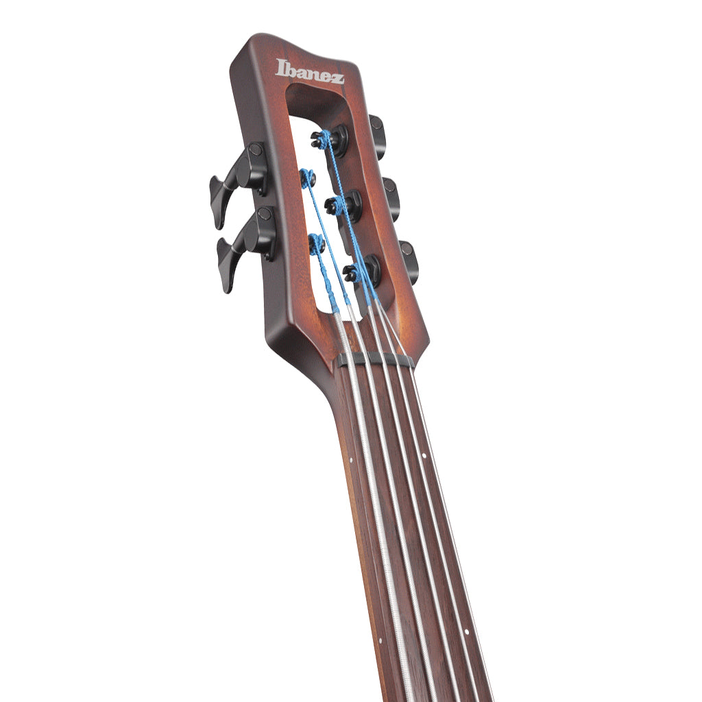 Ibanez UB805 Mahogany Oil Burst 5 String Upright Bass - Image 4