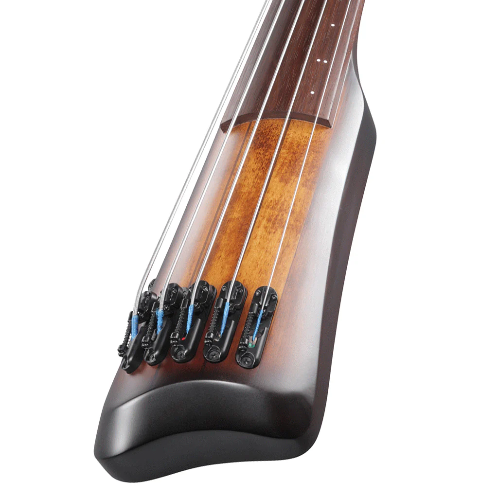 Ibanez UB805 Mahogany Oil Burst 5 String Upright Bass - Image 5