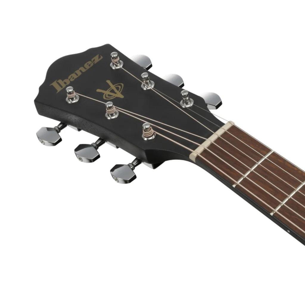 Ibanez V44CE Acoustic Guitar - Weathered Black Open Pore - Image 6