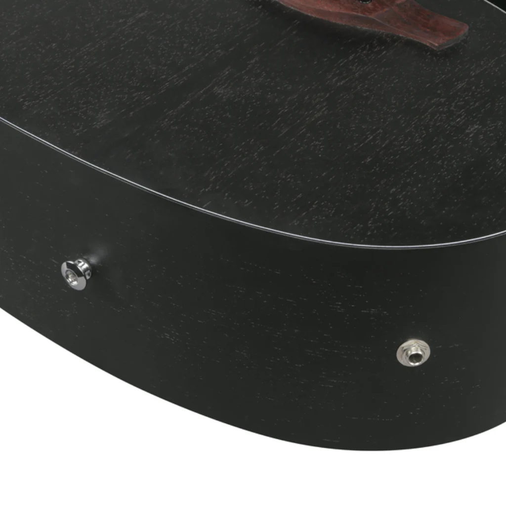 Ibanez V44CE Acoustic Guitar - Weathered Black Open Pore - Image 8